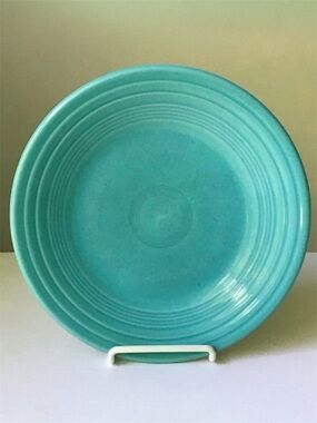 Vintage Fiesta Turquoise Blue 9” Luncheon Plate 2006 Homer Laughlin Lead Free